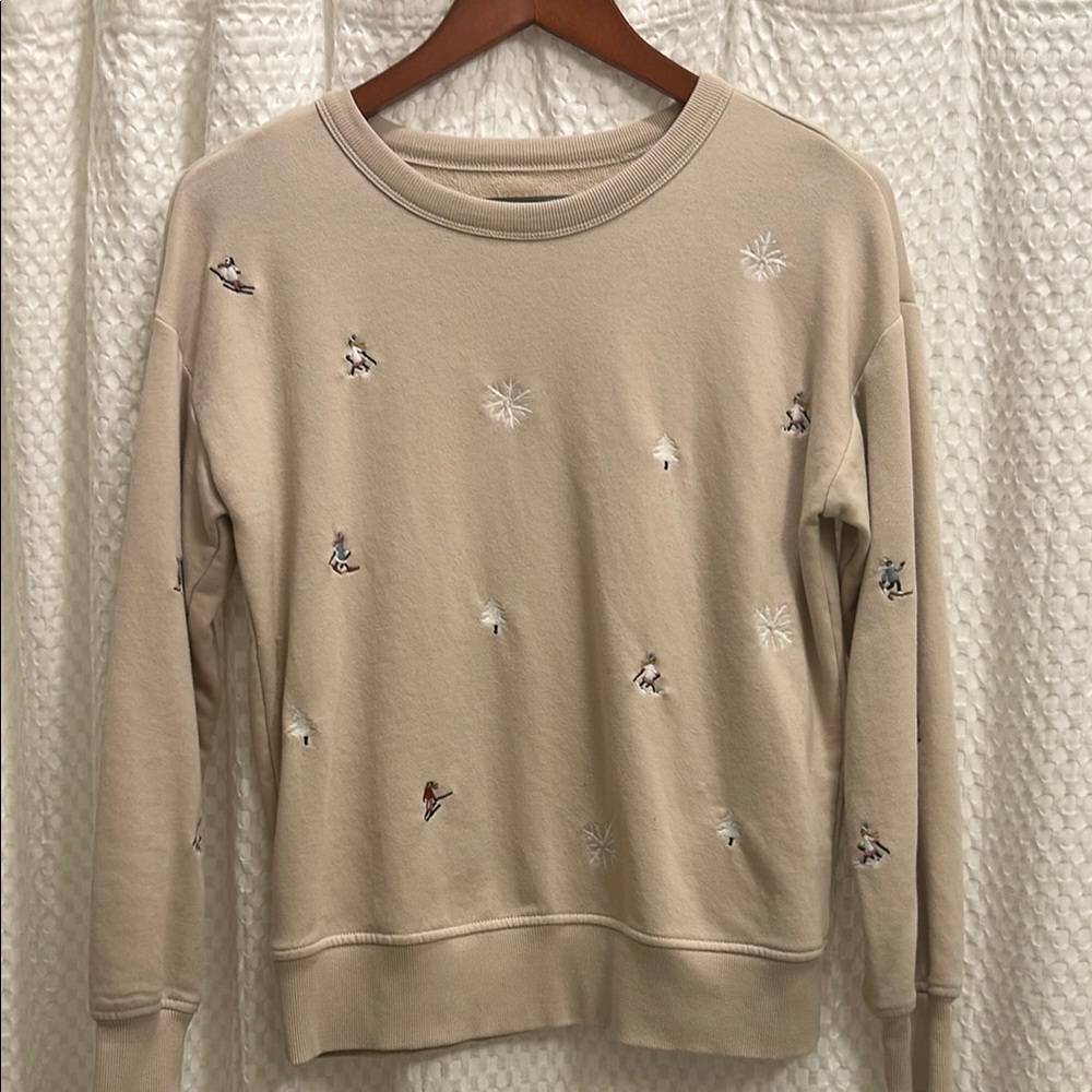 Lou & Grey Ski Bunny Sweatshirt XS